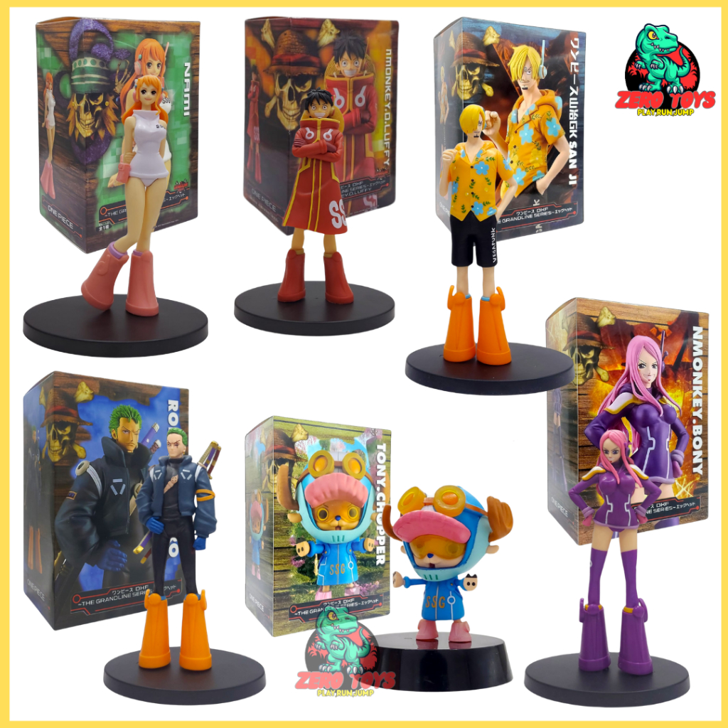 Action Figure Anime Grandline Series One Piece Dxf Luffy Nami Chopper Koleksi Pajangan Figur