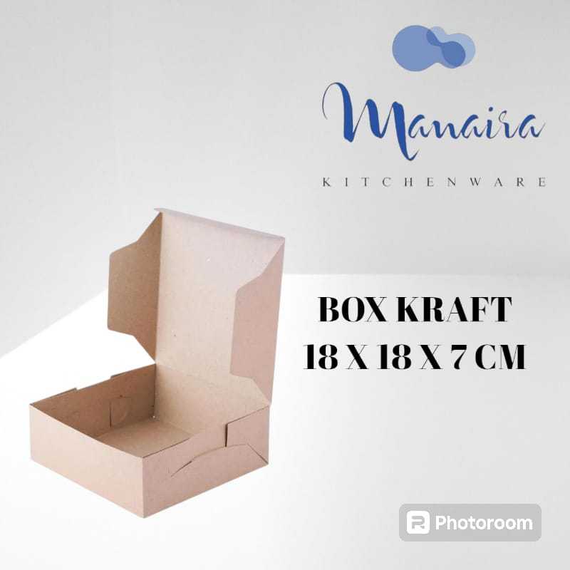 

KOTAK DUS KRAFT COKLAT UK 18X18