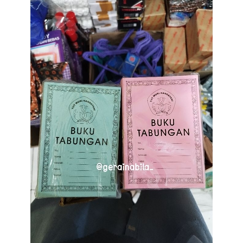 

Buku Tabungan sekolah grosir isi 50pcs