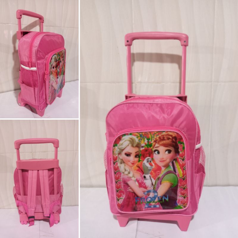 tas ransel troli anak perempuan Frozen2 / tas troli anak TK