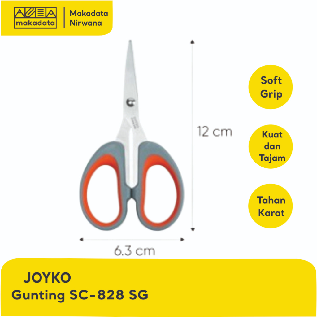 

JOYKO SCISSORS/GUNTING SC-828 SG (1 PCS)