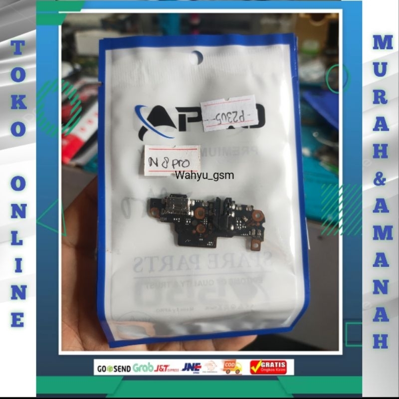 BOARD CAS + HF+MIC REDMI NOTE 8 PRO Mesin bawah note 8pro