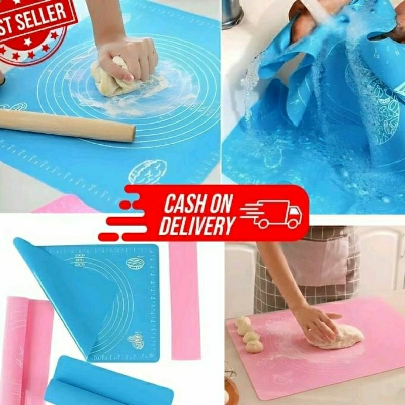 Alas adonan kue tatakan kue matras silikon adonan kue
