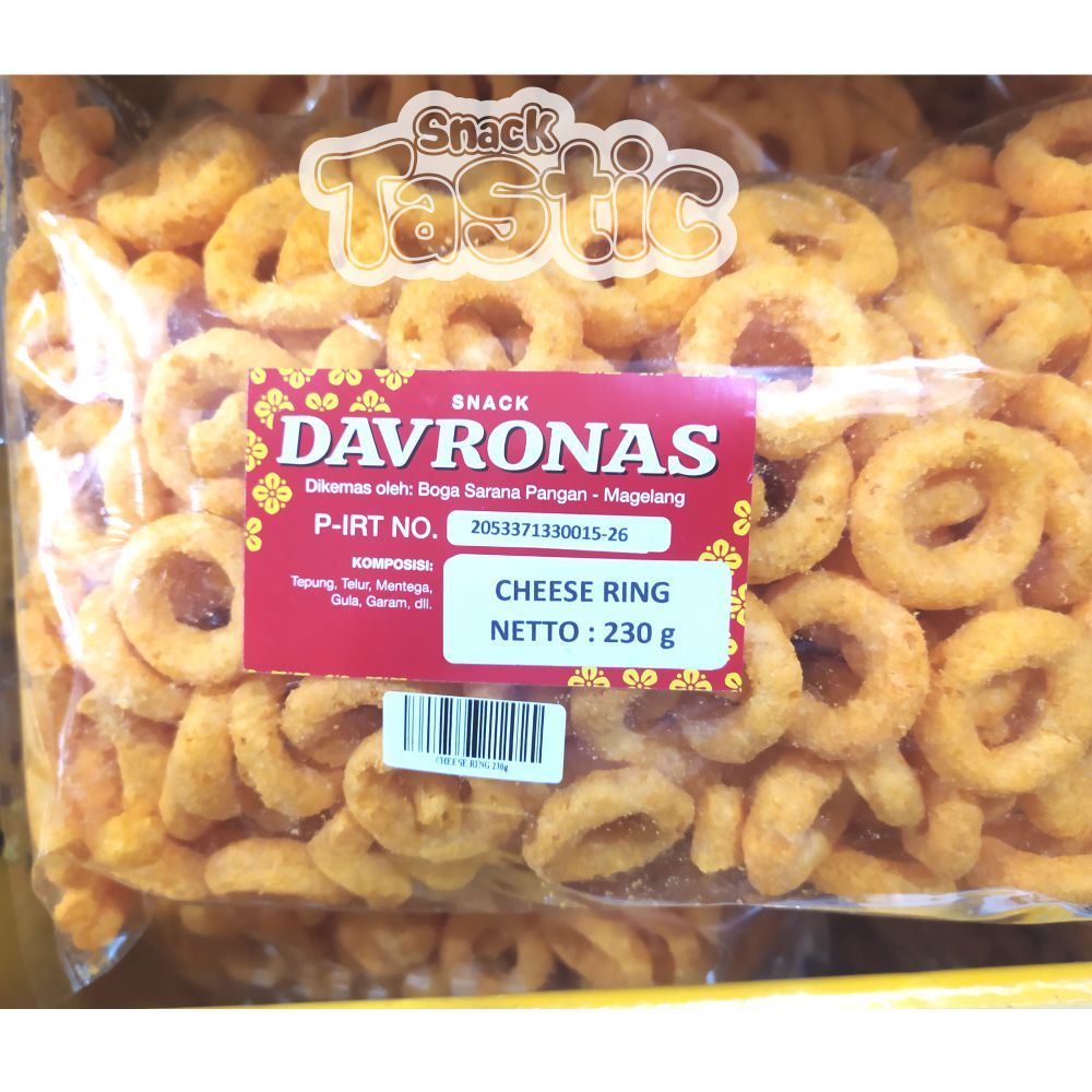 

KERUPUK CHEESE RING KEJU GR DAVRONAS / camilan dan oleh-oleh khas Magelang, Jogja, Purworejo