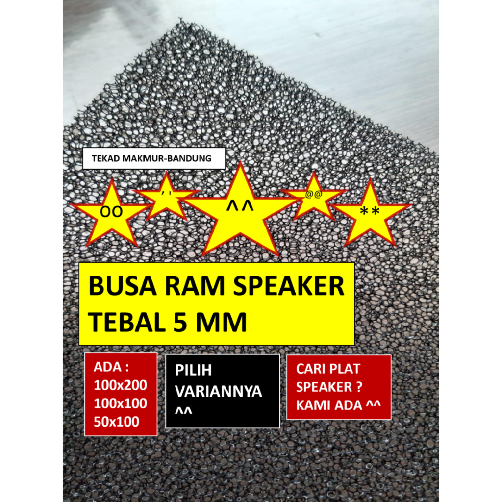 Busa Speaker - Anti Air - Tebal 5 mm