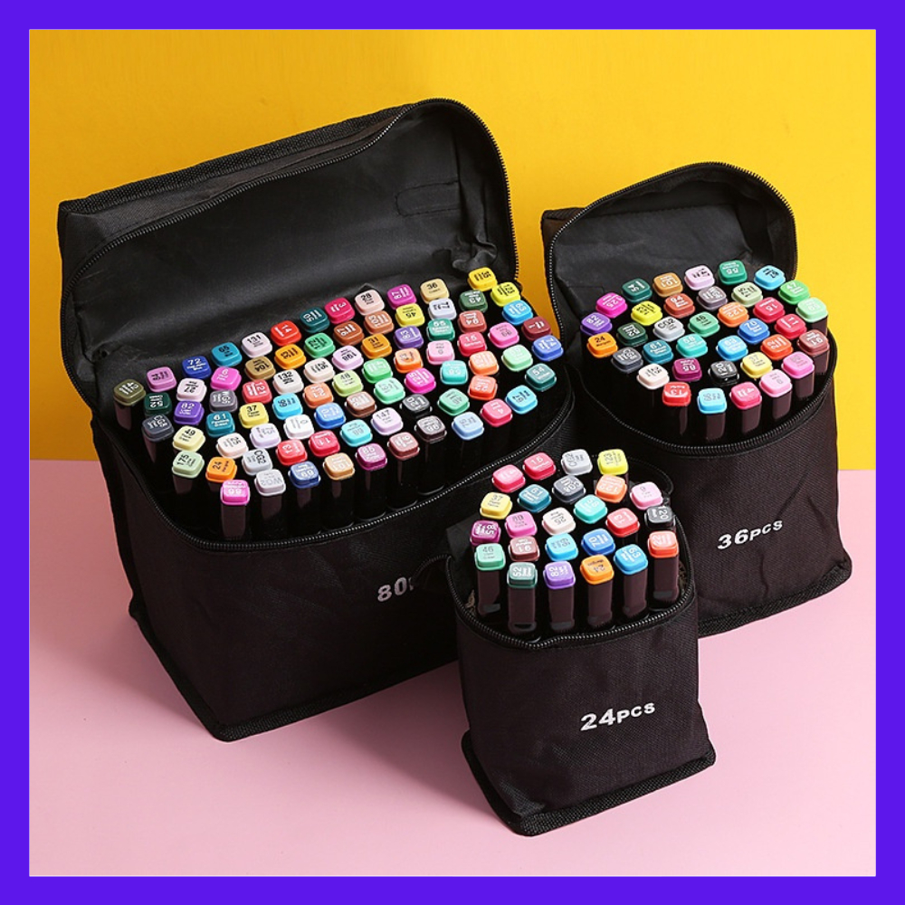 

Spidol Dual Side Fine Art Marker 30/48 /80 Warna Sketsa Spidol Umum General Marker Twin Set Spidol