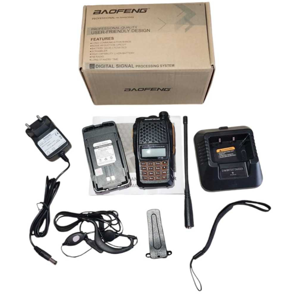 HT DUALBAND BAOFENG UV6R RADIO KOMUNIKASI