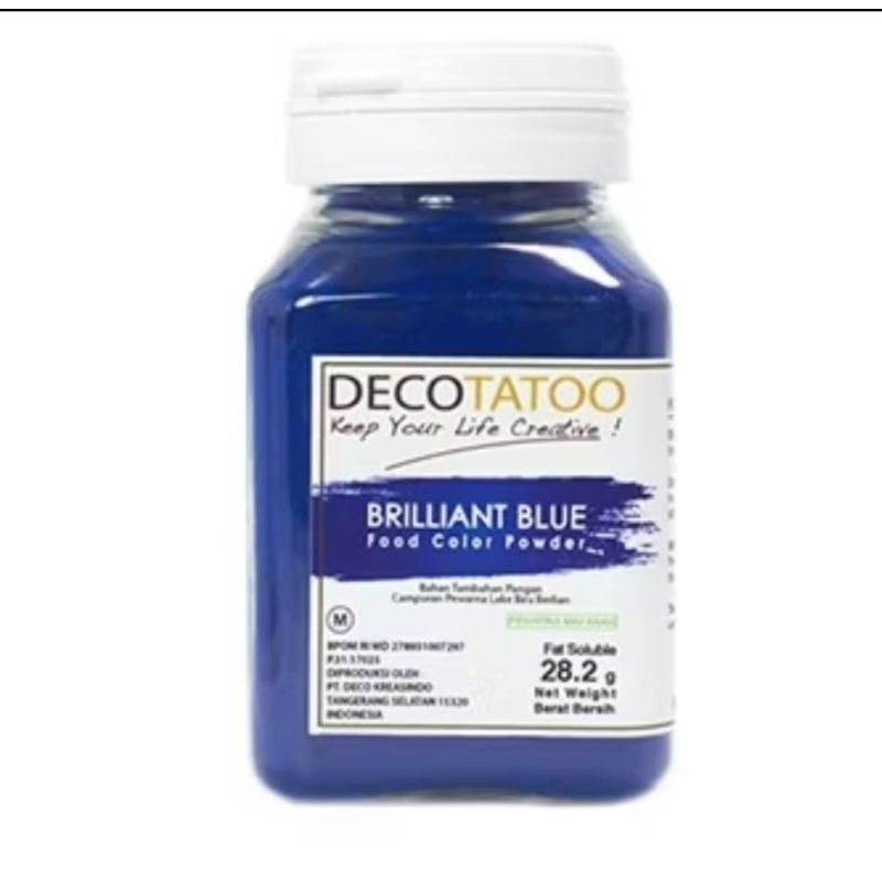

decotatoo biru briliant blue 28.2 gr