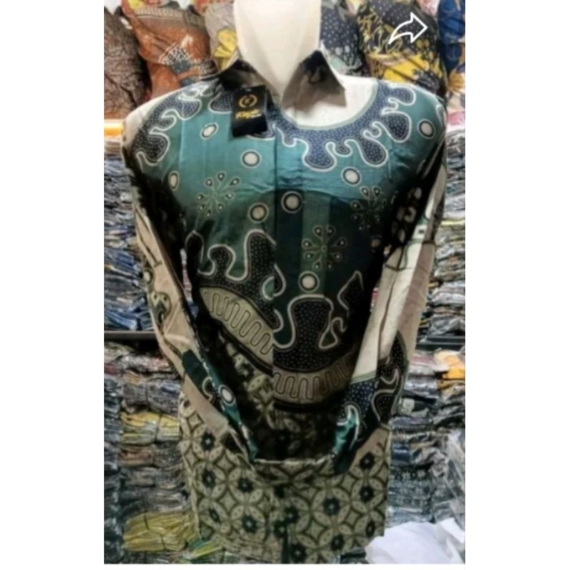 kemeja batik pria lengan panjang no furing/batik pria/batik lengan panjang/kemeja batik lengan panja