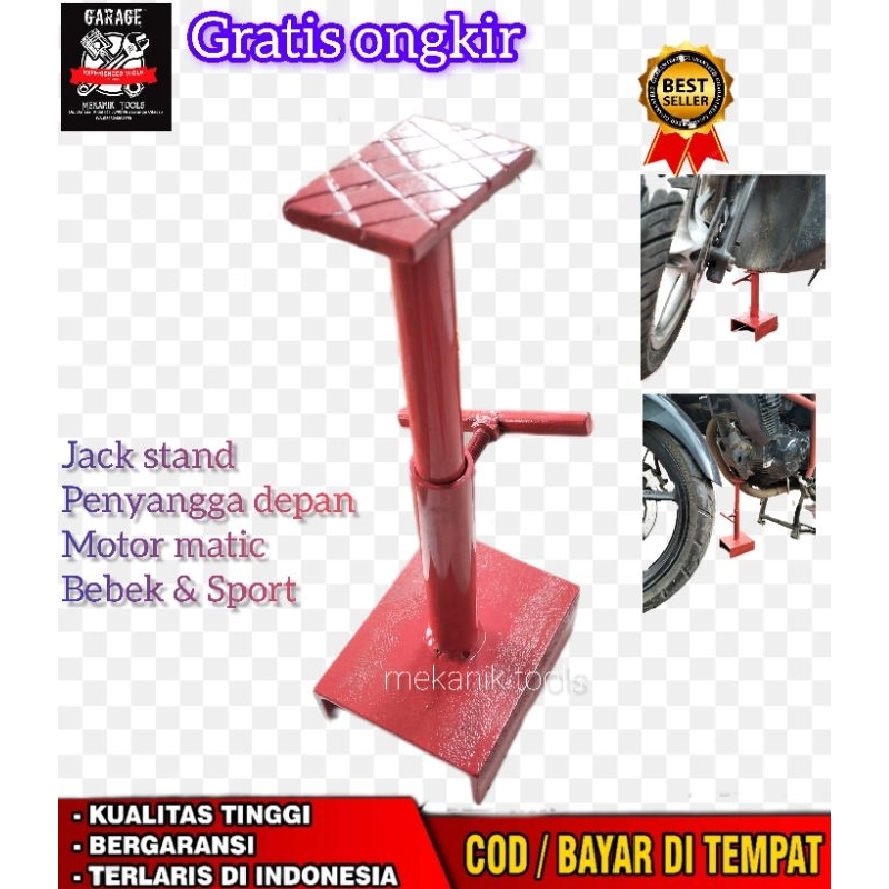Jack stand penyangga Ganjal Mesin Motor Matic Bebek Sport Dongkrak Depan Motor TERMURAH