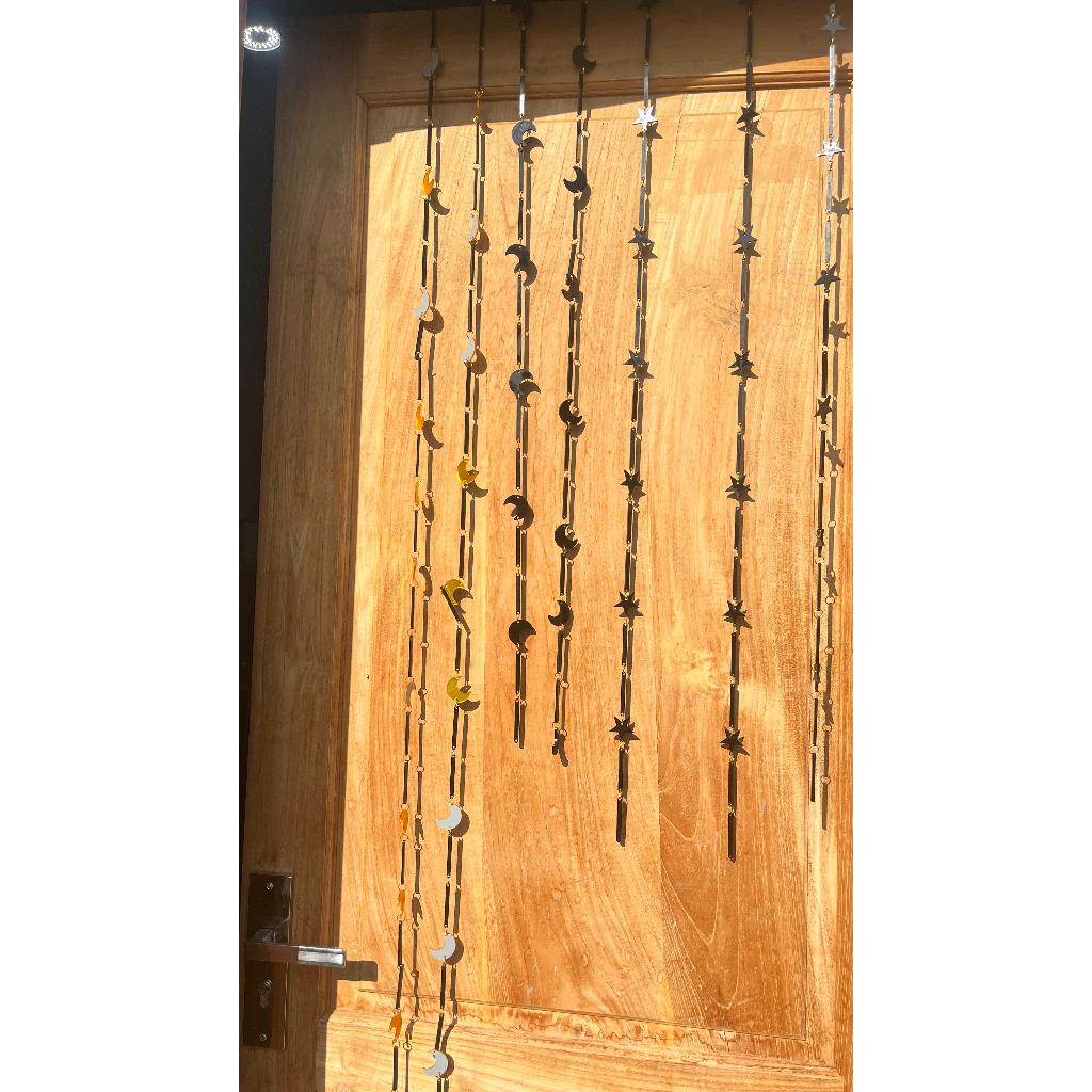 Tirai Akrilik Murah / Dekorasi Pintu Kamar / Tirai Kamar Bahan Akrilik