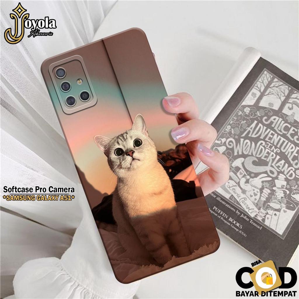 Softcase Samsung Galaxy A51 Terbaru Silikon Pro Camera Fashion Case Kucing Kesing Samsung Galaxy A51