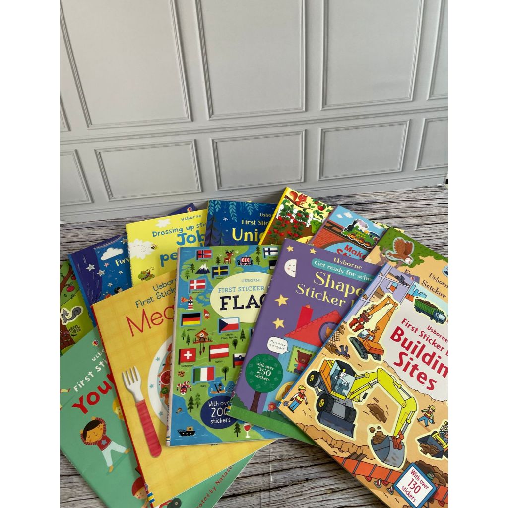 

RB Kumpulan Buku Sticker Berbagai Judul - Ukuran BESAR 21.6 x 27.6 cm - Sticker Book Activity