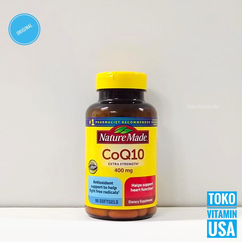 Nature Made CoqQ10 Extra Strength 400mg 90 Softgels Nature Made Coq10 400 mg