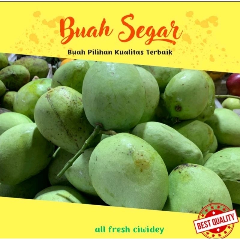 

mangga cengkir 500 gram/ mangga muda/ mangga rujak / mangga asem /mangga asem