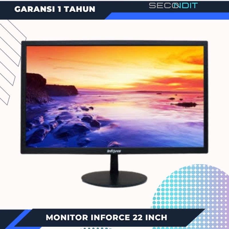 INFORCE 22 INCH MONITOR LED 22" VGA HDMI SPEAKER