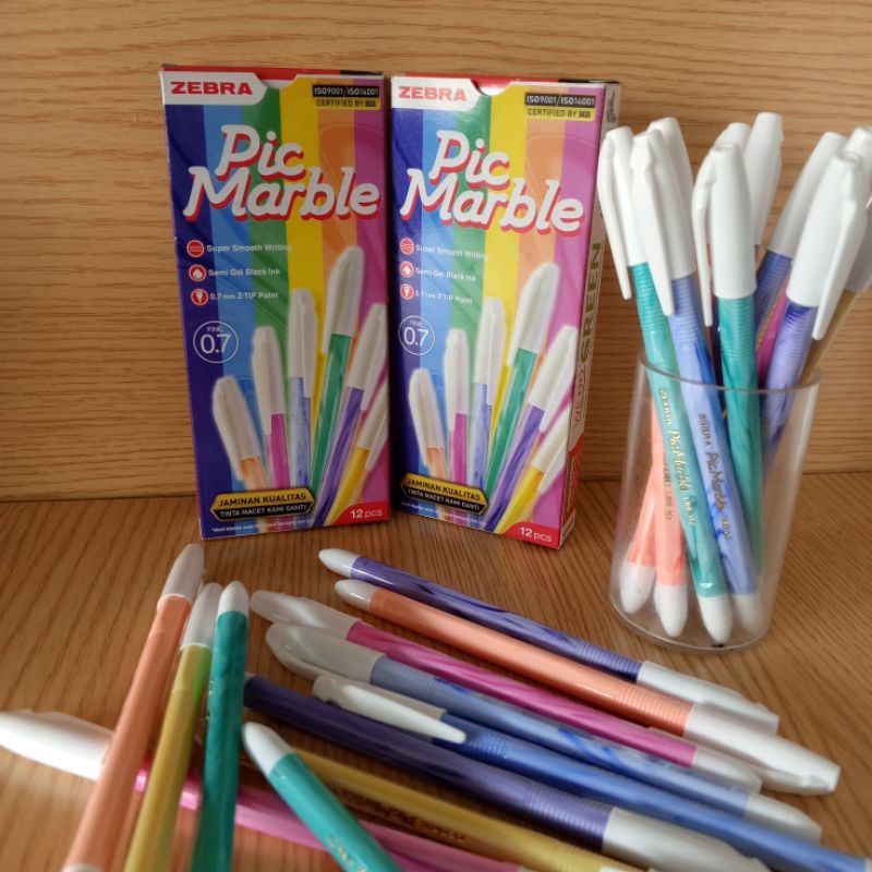 

Bolpen zebra pic Marble 0.7