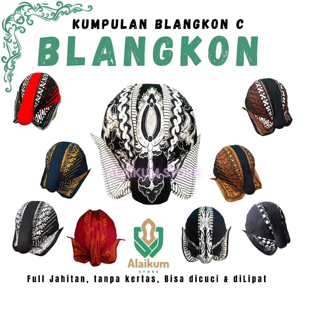 BLANGKON ALUSAN BERBAGAI MOTIF | BLANGKON ALUSAN DI JAHITAN |  BLANGKON JOGJA |  BLANGKON TAHAN AIR 