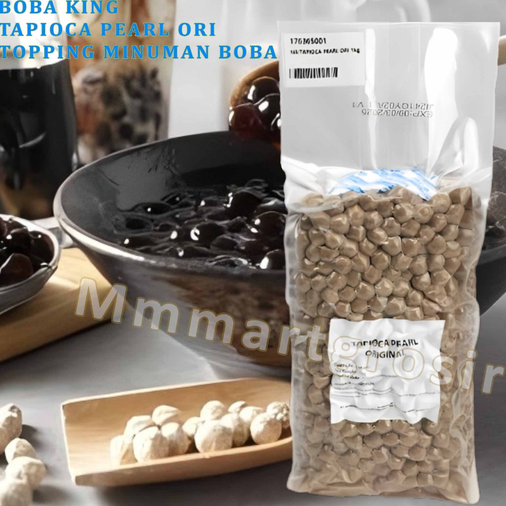 

Boba King / Tapioca Pearl Ori / Topping Minuman Boba / 1kg