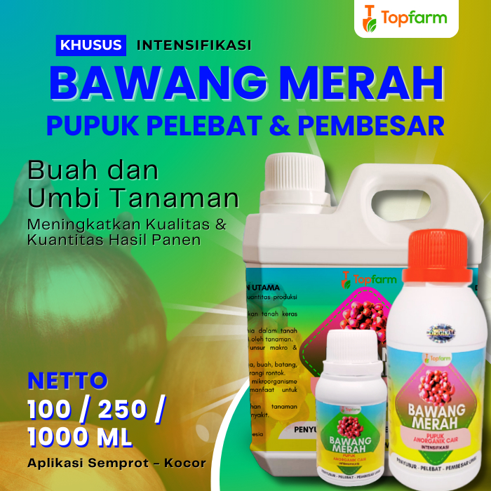 Pupuk Pembesar Umbi Bawang Merah / Pupuk Penyubur Bawang Merah / Pupuk Pembesar Popor Bawang Merah /