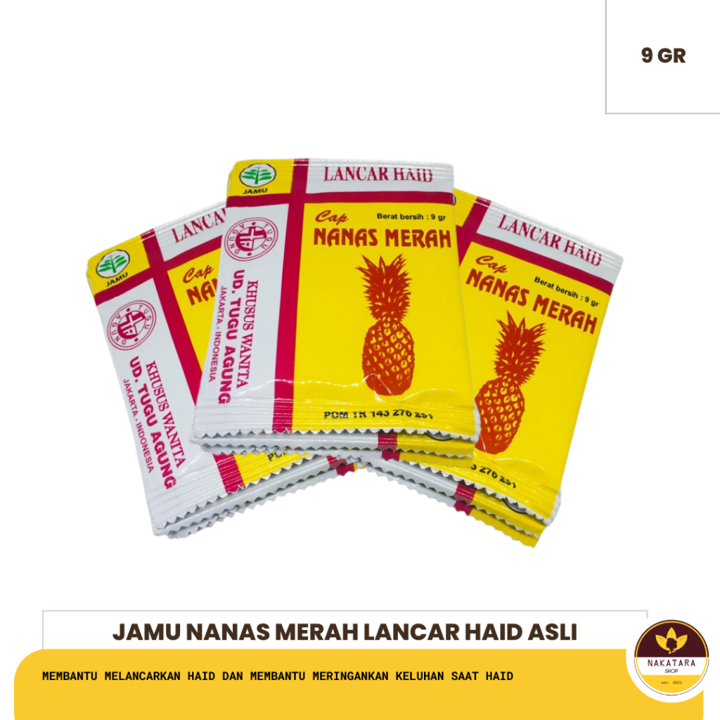 

Jamu Nanas Merah Lancar Haid Asli