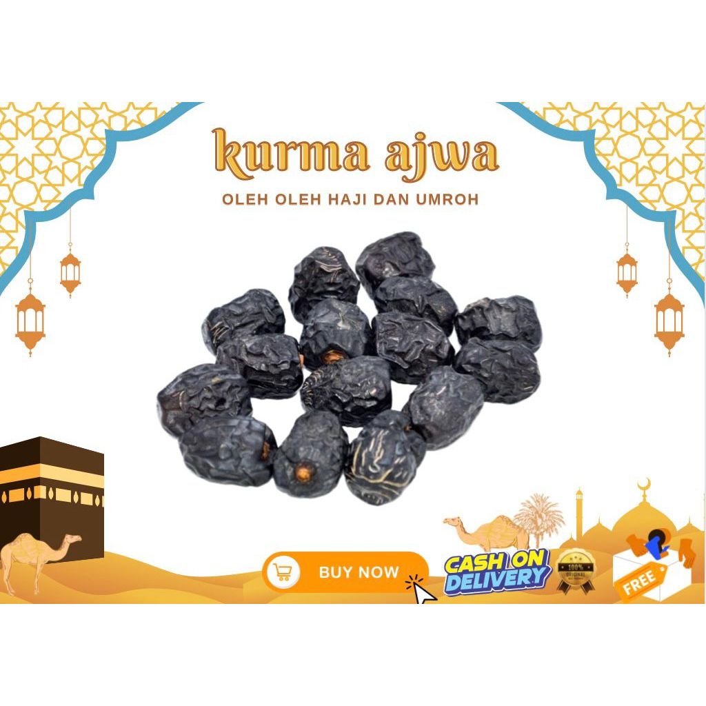 

Kurma Ajwa Madinah / Kurma Nabi/Kurma arab premium-Eceran| Oleh oleh haji dan umroh