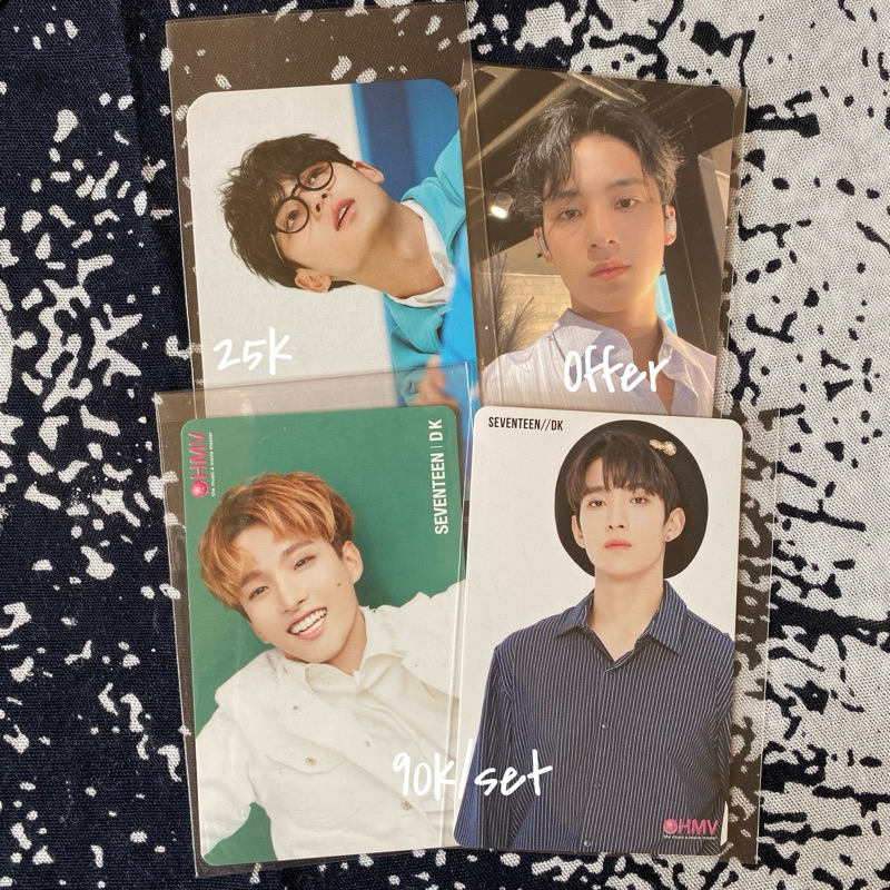 photocard mingyu hoshi seventeen hmv