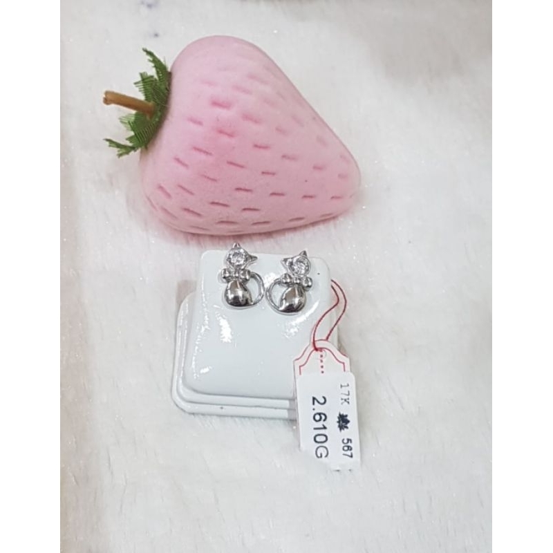 Anting emas 75 kucing