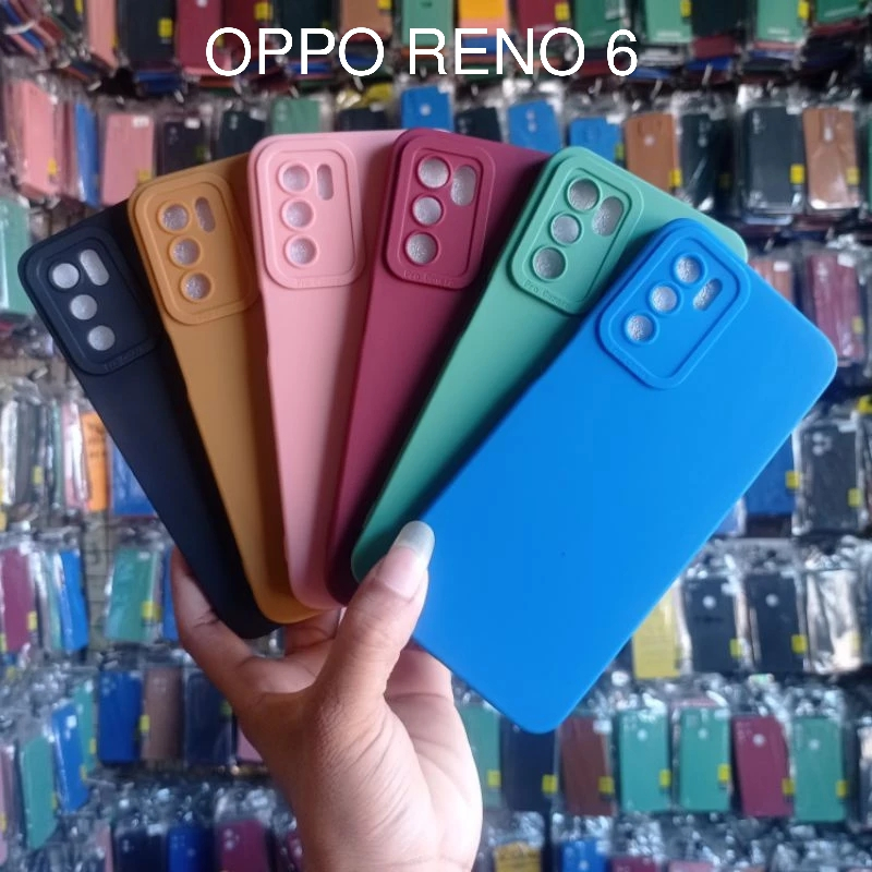 Pro Camera Soft Case Full Cover Matte Case Oppo Reno 6 - UA