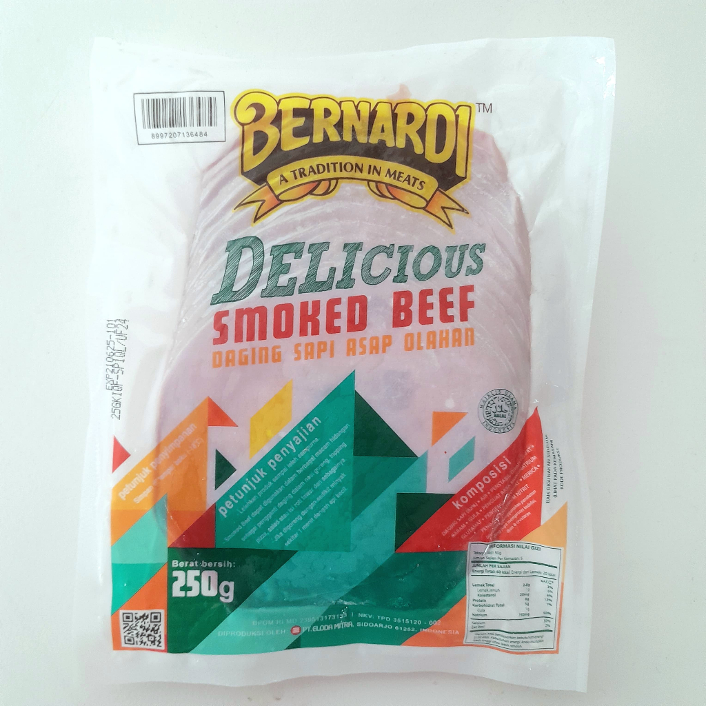 

BERNARDI delicious smoked beef 250gr