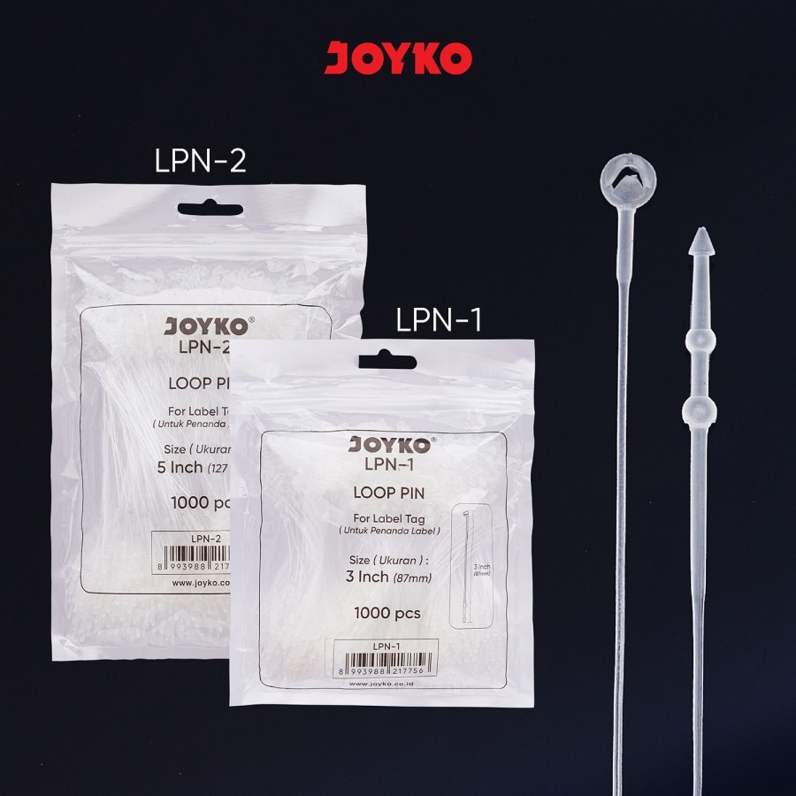 

Loop Pin / Label Tag / Tali Hang Untuk Penanda Label Joyko LPN-1 & LPN-2