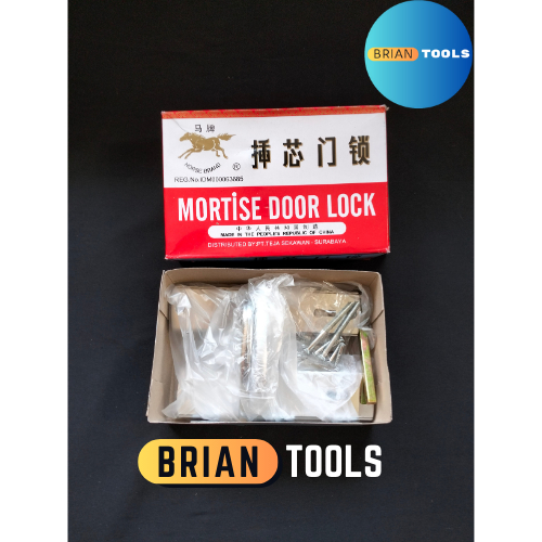 Kunci Pintu Kuda Besar Kecil Mortise Door Lock Handle Pintu Kuda Besar / Kecil Slot Pintu