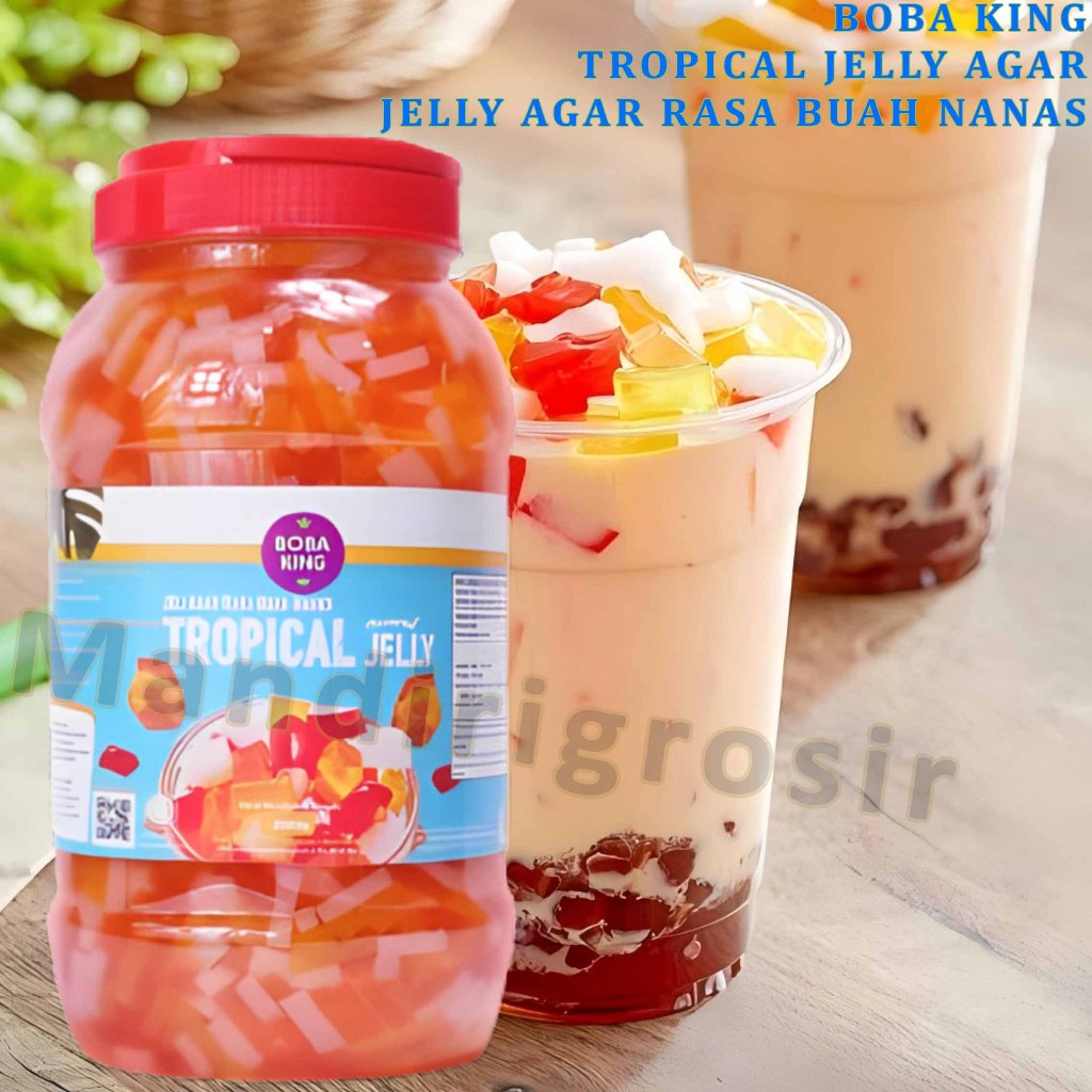 

Tropical Jelly Buah * Boba King * Jelly Agar Rasa Buah Nanas * 2kg