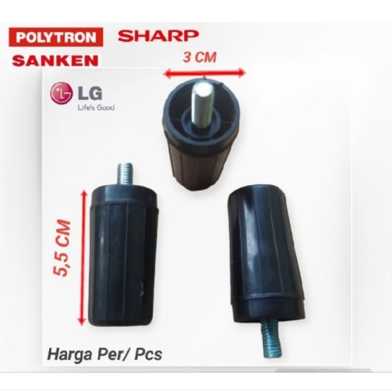 Kaki Kulkas Dudukan Kulkas Original Sharp Polytron LG Aqua Multi Harga Grosir