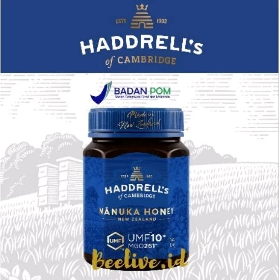 

Madu haddrells Manuka Honey UMF 10+ MGO 263+ 1 KG