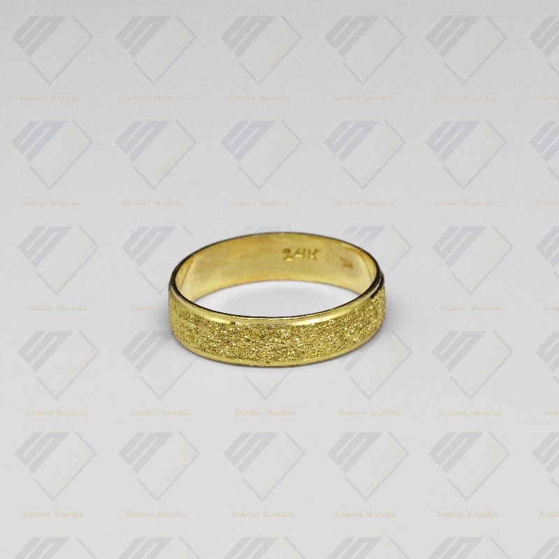 Cincin Model Pasir Emas 24 karat