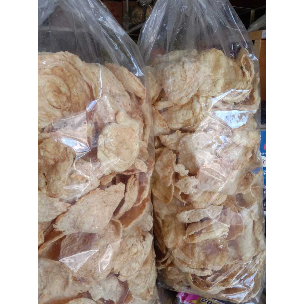 

Keripik Emping Melinjo Asin 500gr // Emping Lebar