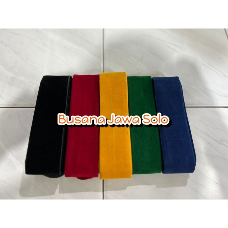 Sabuk Epek Polos Untuk Busana Jawa Pria
