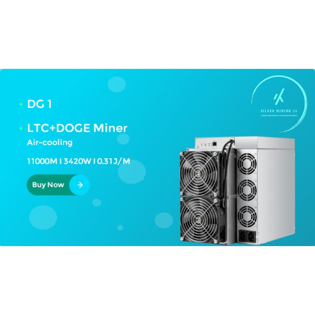 ElphaPex DG1 11.8G 3420W LTC Doge Asic Miner 11800 MH Scrypt Kripto DG1+ Mining BTC