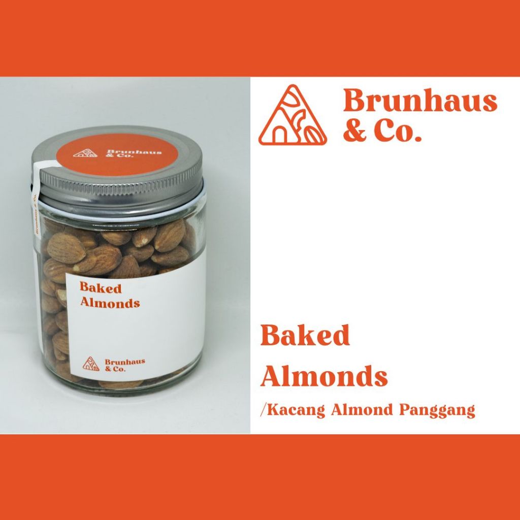 

Brunhaus Salted Roasted Almond 180gr Cemilan Almond Panggang Mentega Garam