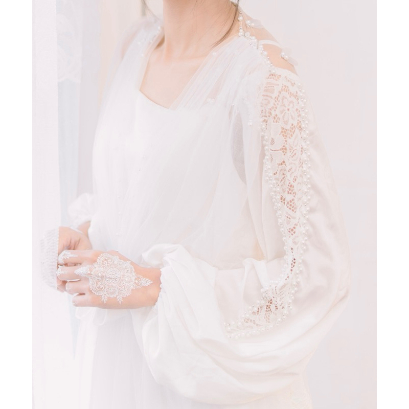 preloved wedding robe shelia bridal