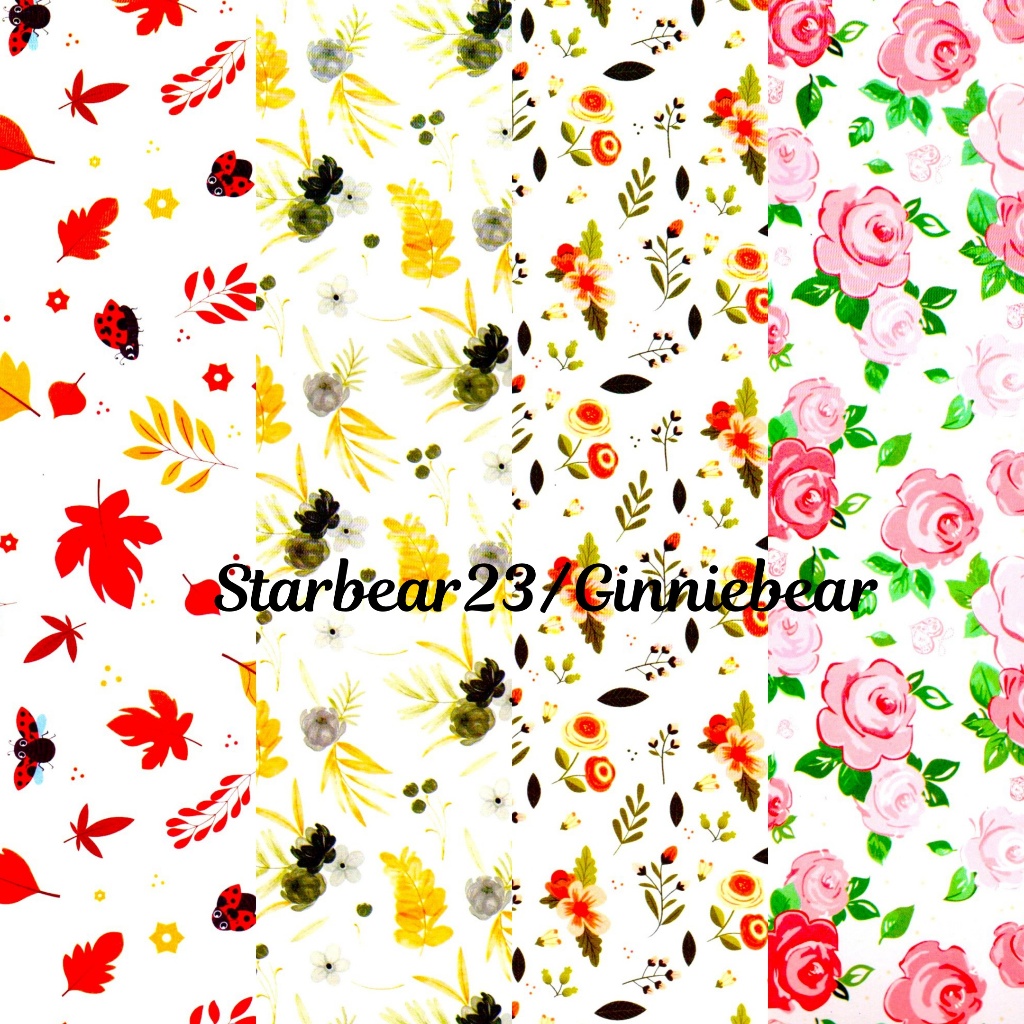 

Kertas Kado Doff Motif Bunga Bunga Sansanwawa