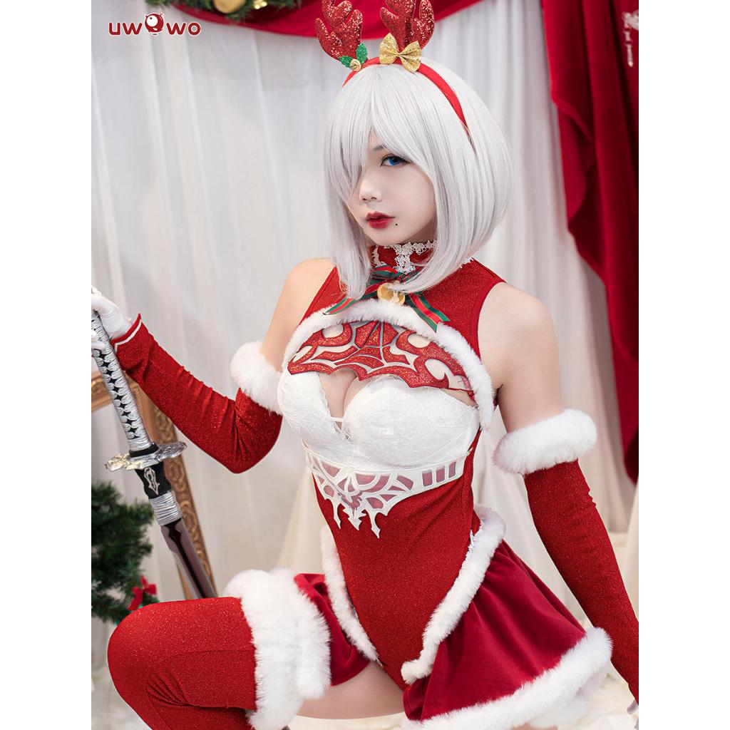 【Uwowo】NieR: Automata cosplay Yurha 2B cosplay Costume and Yurha 2B Wig