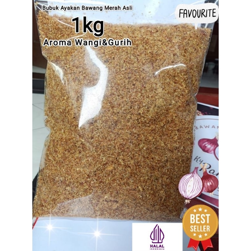 

Bubuk Ayakan Bawang Merah Goreng Asli 1kg