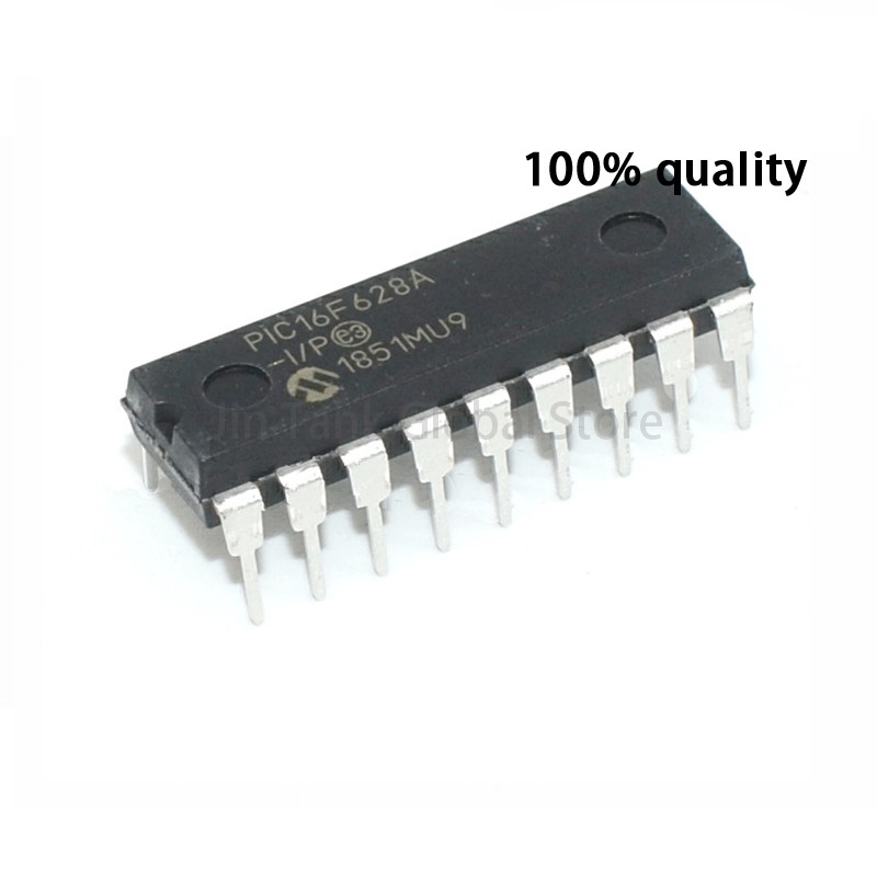 PIC16F628A-I/P DIP-18 PIC16F628A Flash-Based, 8-Bit CMOS Microcontrollers