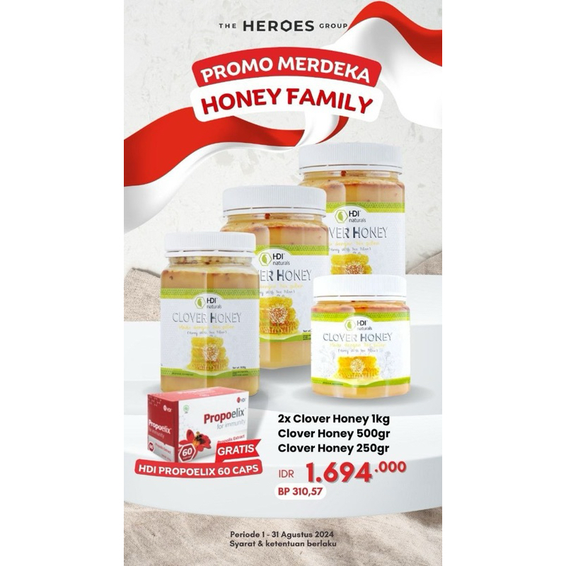 

Madu HDI Paket promo Merdeka