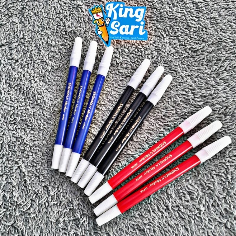 SPIDOL SNOWMAN KECIL/SPIDOL SNOWMAN MERAH KECIL/SPIDOL SNOWMAN HITAM KECIL/SPIDOL SNOWMAN BIRU KECIL