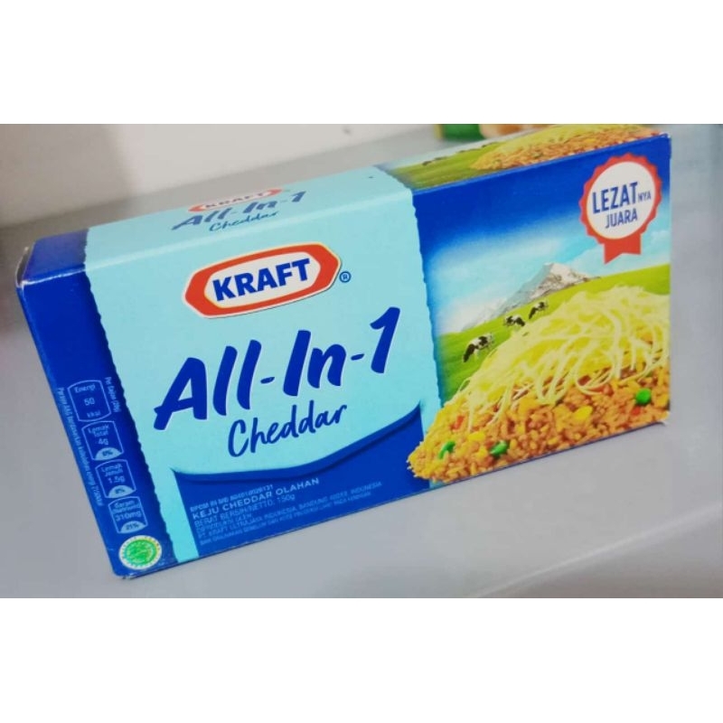 

Keju cheddar kraft all in one 165gr