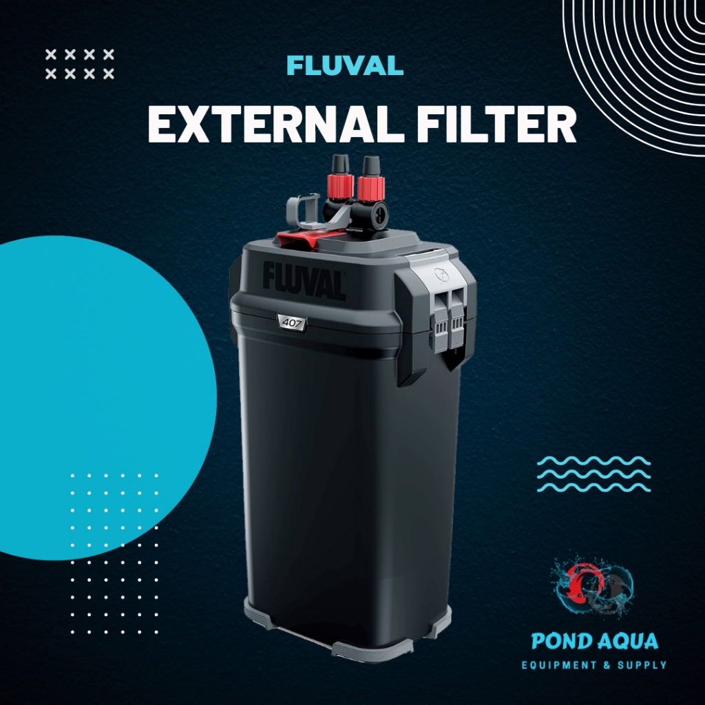 Performance Filter Canister Fluval 407 Eksternal Filter Akuarium