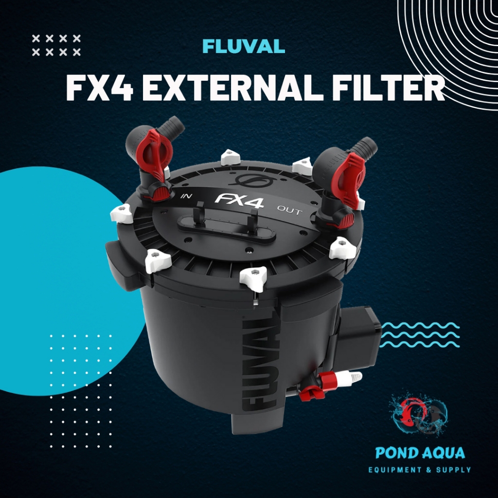 High Performance Filter Canister Fluval FX 4 Eksternal Filter Akuarium
